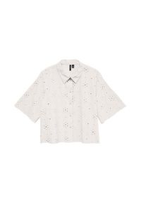 Vero Moda Koszula Eliza 10342754 Biały Regular Fit. Kolor: biały. Materiał: bawełna #3