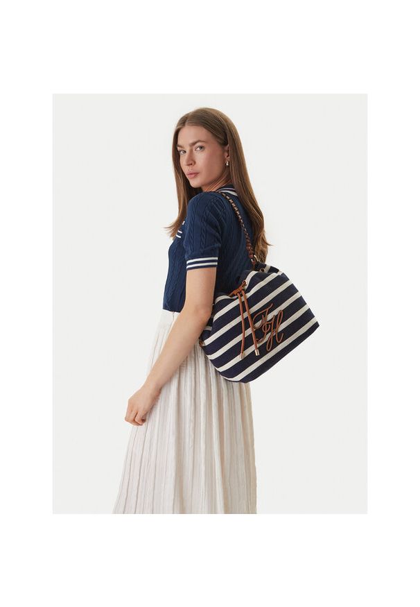 TOMMY HILFIGER - Torebka Tommy Hilfiger. Kolor: niebieski