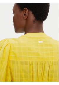 Barbour Sukienka letnia LDR0893YE32 Żółty Regular Fit. Kolor: żółty. Materiał: bawełna. Sezon: lato #4