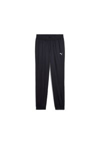 Spodnie do biegania Puma Woven. Kolor: niebieski. Materiał: dresówka #1