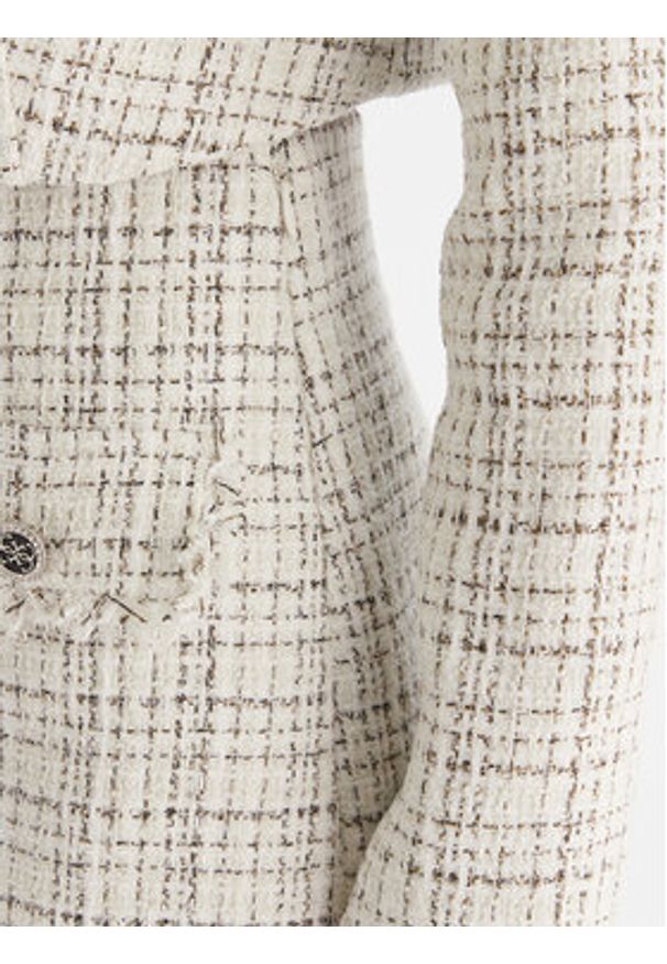 Guess Spódnica mini W5YD15 WHDB2 Biały Regular Fit. Kolor: biały. Materiał: syntetyk