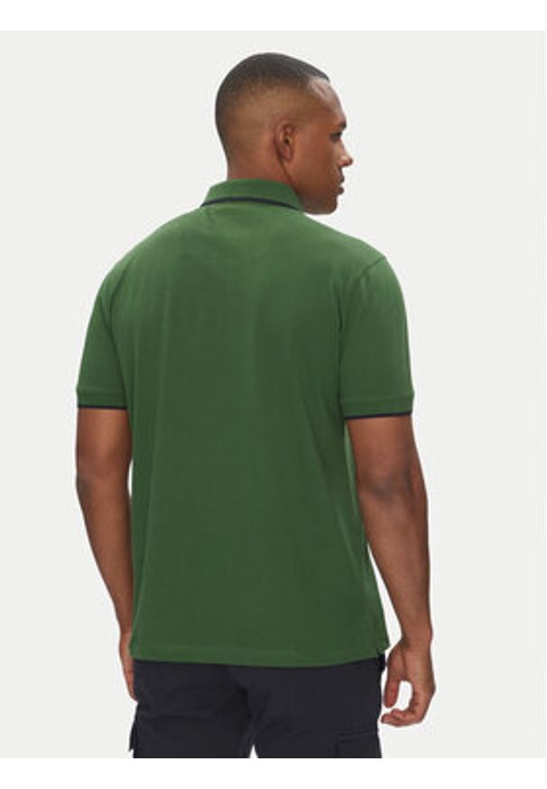 Aeronautica Militare Polo 251PO1308P82 Zielony Regular Fit. Typ kołnierza: polo. Kolor: zielony. Materiał: bawełna