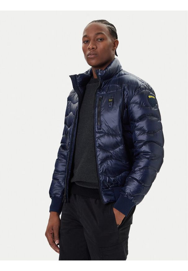 Blauer Kurtka puchowa 25WBLUC03075 Granatowy Regular Fit. Kolor: niebieski. Materiał: syntetyk