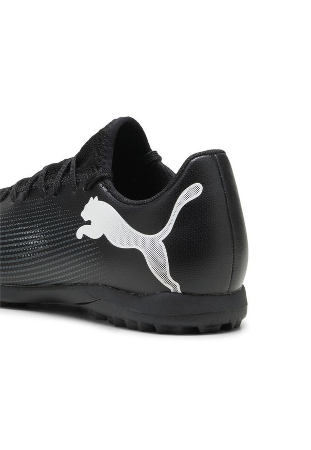 Buty piłkarskie męskie Puma Future 7. Kolor: biały, wielokolorowy, czarny. Materiał: materiał, syntetyk, tkanina. Szerokość cholewki: normalna. Sport: piłka nożna