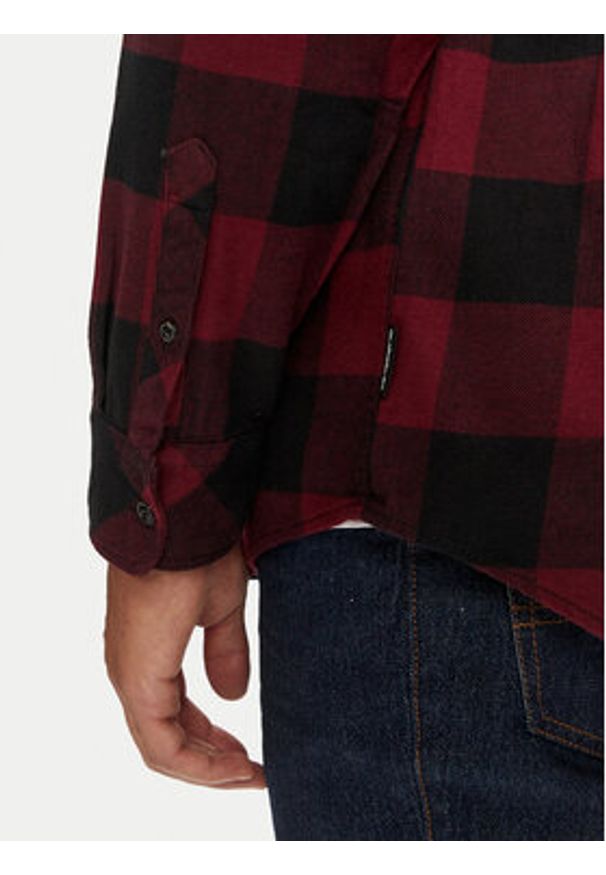 Quiksilver Koszula Buffalo Classic AQYWT03369 Bordowy Regular Fit. Kolor: czerwony. Materiał: bawełna