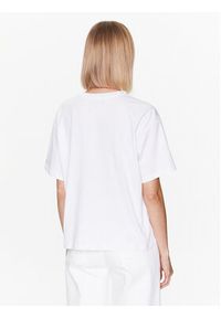 Trussardi Jeans - Trussardi T-Shirt 56T00561 Biały Regular Fit. Kolor: biały. Materiał: bawełna