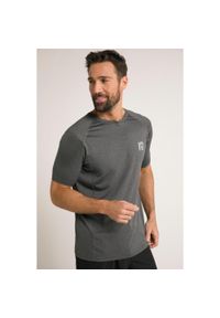 JAY-PI - Męska Koszulka funkcyjna FLEXNAMIC® fitness rękaw 1/2 QuickDry. Kolekcja: plus size. Kolor: szary. Materiał: elastan, poliester, materiał. Sport: fitness