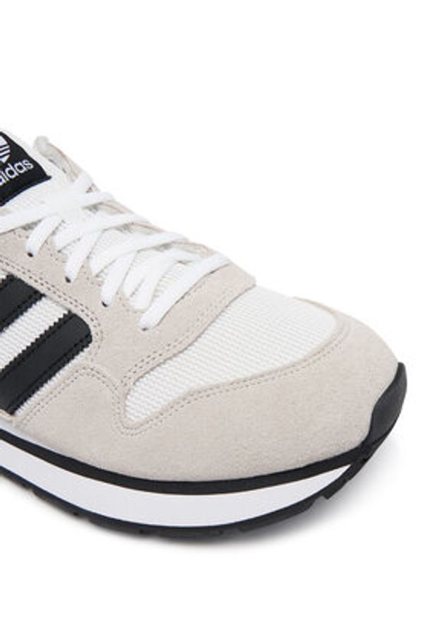 Adidas - adidas Półbuty ZX 600 Biały. Kolor: szary. Materiał: skóra, zamsz. Model: Adidas ZX