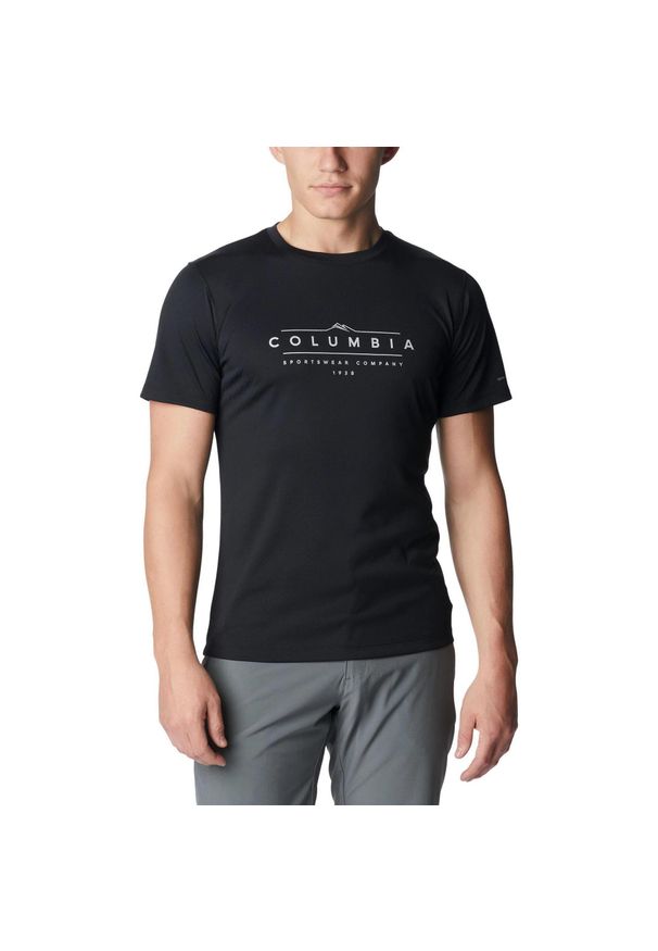 columbia - Zero Rules Koszulka z krótkim rękawem i grafiką - czarna. Kolor: czarny. Długość rękawa: krótki rękaw. Długość: krótkie
