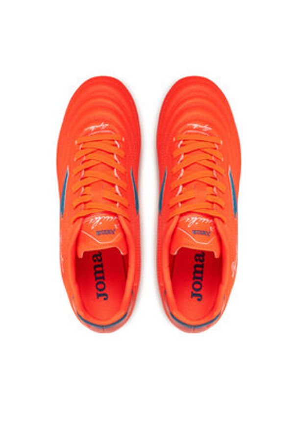 Joma Buty do piłki nożnej Aguila Firm Ground AGUW2408FG Pomarańczowy. Kolor: pomarańczowy. Materiał: skóra