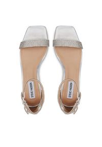 Steve Madden Sandały Gena-R SM11003580 Srebrny. Kolor: srebrny. Materiał: materiał