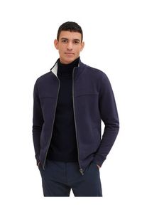 Tom Tailor Bluza 1037049 Granatowy Regular Fit. Kolor: niebieski. Materiał: bawełna