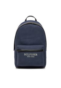 TOMMY HILFIGER - Tommy Hilfiger Plecak Th Prep Classic Backpack AM0AM11813 Granatowy. Kolor: niebieski. Materiał: materiał