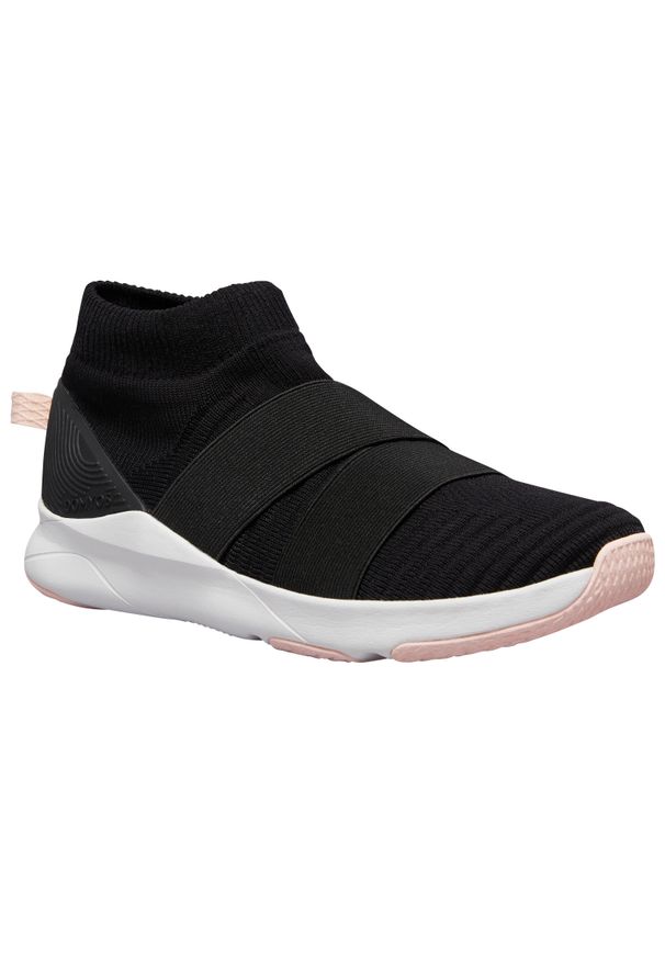 DOMYOS - Buty fitness Domyos 500. Materiał: dzianina, skóra. Sport: fitness