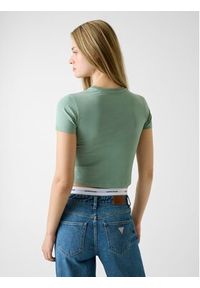 Guess Jeans T-Shirt 180328 Zielony Classic Fit. Kolor: zielony #3