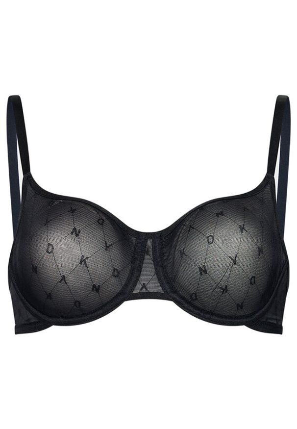 DKNY Biustonosz z fiszbiną DK4039 Czarny. Kolor: czarny. Materiał: syntetyk