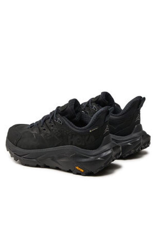 HOKA - Hoka Trekkingi Kaha 2 Low 1123191 Czarny. Kolor: czarny. Materiał: nubuk, skóra