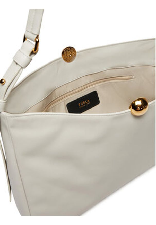 Furla Torebka Sfera WB01365 BX3168 1704S Écru. Kolor: kremowy. Materiał: skórzane