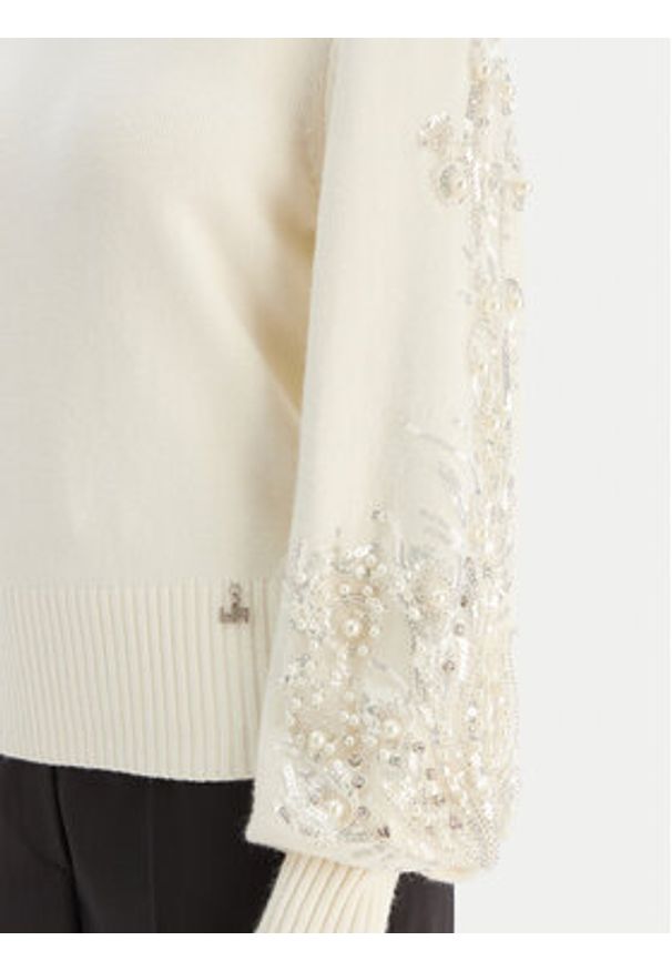 Artigli Sweter ACMA002804 Écru Regular Fit. Materiał: syntetyk