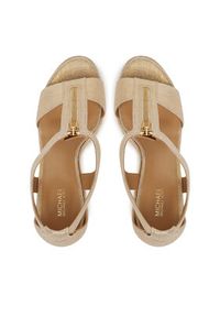 MICHAEL Michael Kors Espadryle Berkley 40S4BRMS9D Złoty. Kolor: złoty. Materiał: skóra #6