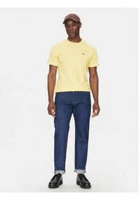 Barbour T-Shirt Essential Sports MTS0331YE36 Żółty Tailored Fit. Kolor: żółty. Materiał: bawełna #3