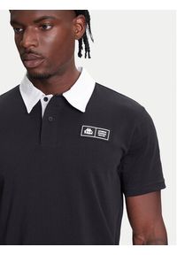 Kappa Polo Authentic Nilde 351R2IW Czarny Regular Fit. Typ kołnierza: polo. Kolor: czarny. Materiał: bawełna