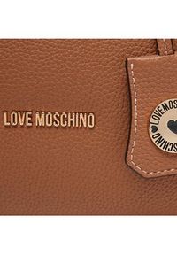 Love Moschino - LOVE MOSCHINO Torebka JC4109PP1ILJ0201 Brązowy. Kolor: brązowy. Materiał: skórzane