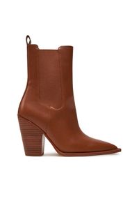 Michael Kors Kowbojki Leni Leather Boot 40T4LNHE5L Brązowy. Kolor: brązowy. Materiał: skóra #1