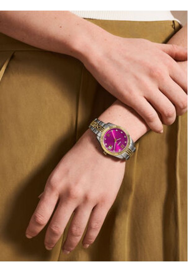 Fossil Zegarek Scarlette Mini ES5337 Złoty. Kolor: złoty