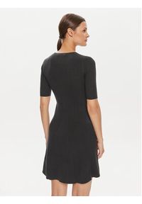 Calvin Klein Jeans Sukienka dzianinowa J20J223519 Czarny Slim Fit. Kolor: czarny. Materiał: syntetyk #4