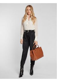 Lauren Ralph Lauren - LAUREN RALPH LAUREN Torebka Marcy 36 431876724005 Brązowy. Kolor: brązowy. Materiał: skórzane #3