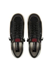 GOLDEN GOOSE - Golden Goose Sneakersy Stardan Under Net Star GMF00370.F004118.90179 Czarny. Kolor: czarny. Materiał: skóra #3