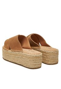 DeeZee Espadryle 42422 Brązowy. Kolor: brązowy. Materiał: materiał #6