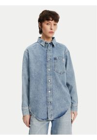 Calvin Klein Jeans Koszula jeansowa J20J225516 Niebieski Relaxed Fit. Kolor: niebieski. Materiał: bawełna #1