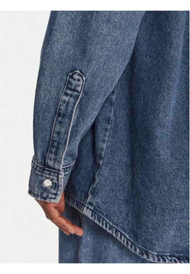 Quiksilver Koszula jeansowa Rahmat EQWWT03150 Niebieski Regular Fit. Kolor: niebieski. Materiał: bawełna, jeans