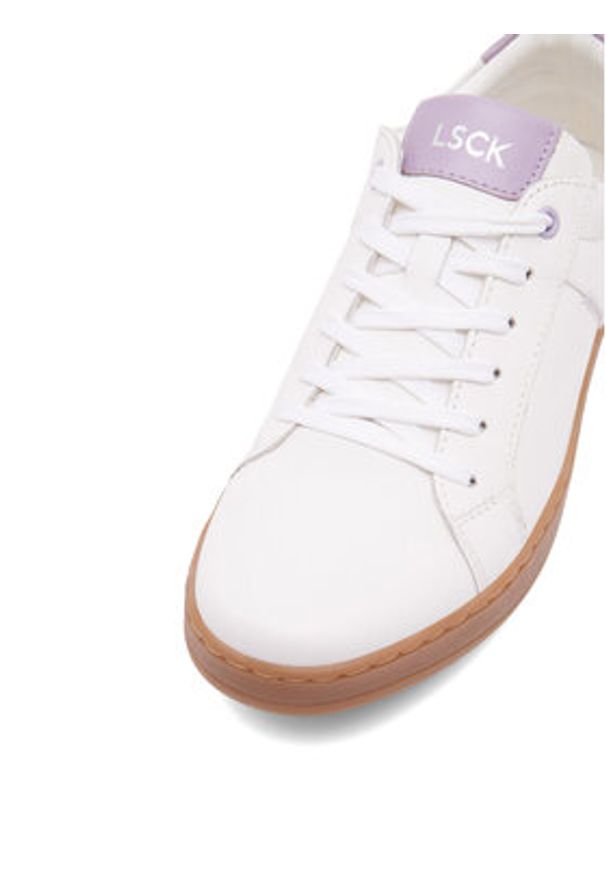 Lasocki Sneakersy DELECTA WI16-DELECTA-01 Biały. Kolor: biały. Materiał: skóra