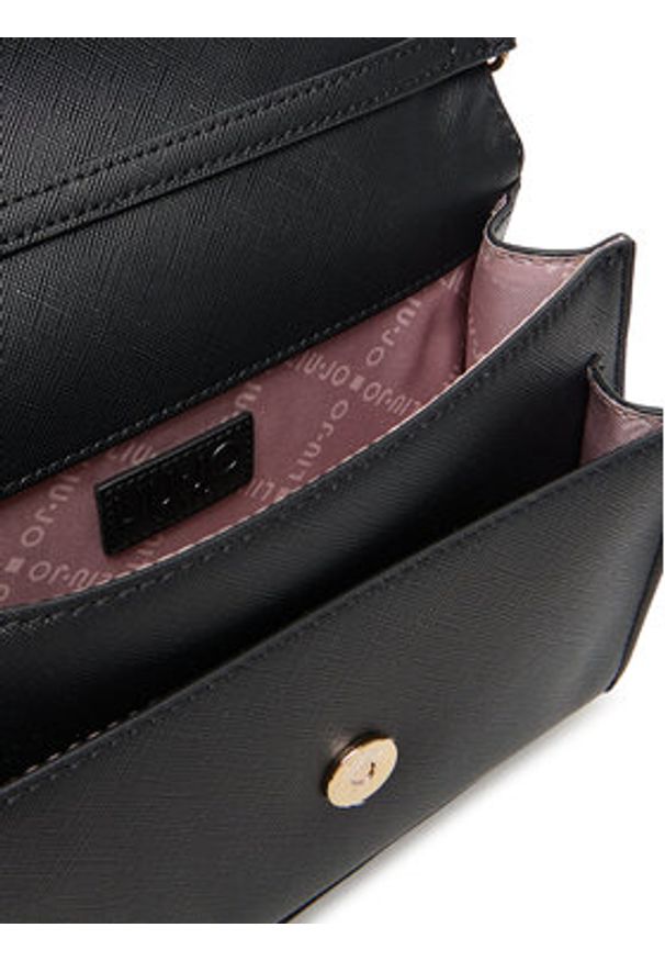 Liu Jo Torebka Ecs M Crossbody AF5152 E0087 Czarny. Kolor: czarny. Materiał: skórzane