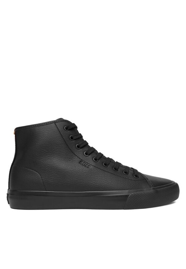 BOSS Sneakersy Aiden 50552847 Czarny. Kolor: czarny. Materiał: skóra