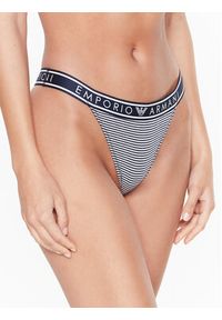 Emporio Armani Underwear Komplet 2 par stringów 164522 3R219 21136 Granatowy. Kolor: niebieski. Materiał: bawełna