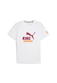Puma - Męska koszulka Galatasaray SK KING z logo PUMA White. Kolor: biały
