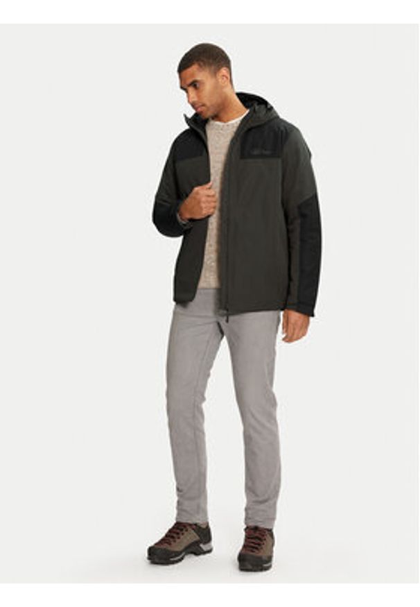 Jack Wolfskin Kurtka outdoor Jasper Ins A61872 Brązowy Regular Fit. Kolor: brązowy. Materiał: syntetyk. Sport: outdoor