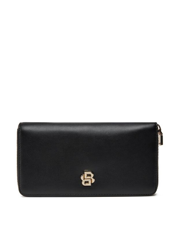 BOSS Duży Portfel Męski 50536357 Czarny. Kolor: czarny. Materiał: skóra
