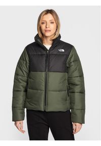 Kurtka puchowa The North Face. Kolor: zielony. Materiał: puch #1