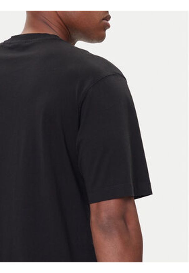 Hugo - HUGO T-Shirt Nogoste 50549120 Czarny Regular Fit. Kolor: czarny. Materiał: bawełna