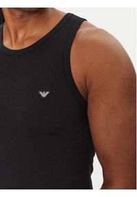 Emporio Armani Underwear Tank top EM000385 AF10771 UC001 Czarny Slim Fit. Kolor: czarny. Materiał: bawełna