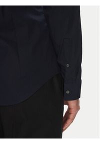 Calvin Klein Koszula Essential LV019EU000 Granatowy Slim Fit. Kolor: niebieski. Materiał: bawełna #5