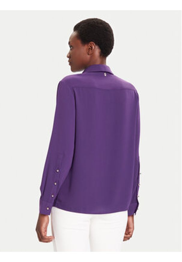 Liu Jo Koszula MF5147 T4241 Fioletowy Regular Fit. Kolor: fioletowy. Materiał: syntetyk
