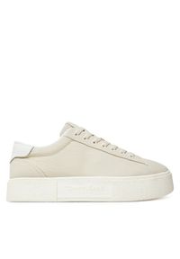 Sneakersy Tommy Jeans. Kolor: beżowy