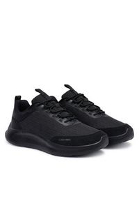 Calvin Klein Sneakersy Light Eva Runn Laceup Aop HM0HM02343 Czarny. Kolor: czarny. Materiał: materiał #6