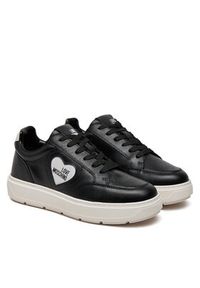 Love Moschino - LOVE MOSCHINO Sneakersy JA15154G1MIA100A Czarny. Kolor: czarny. Materiał: skóra #3